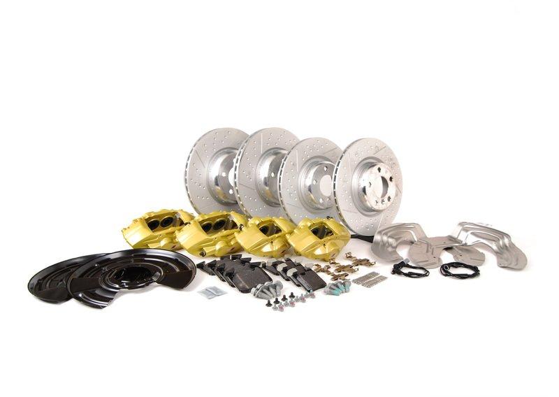 F30 MP комплект тормозов желтый суппорт