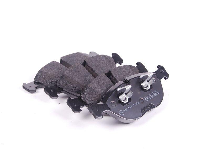 E38/E52 Рем.к-т торм.накладок передних. безасбестовых