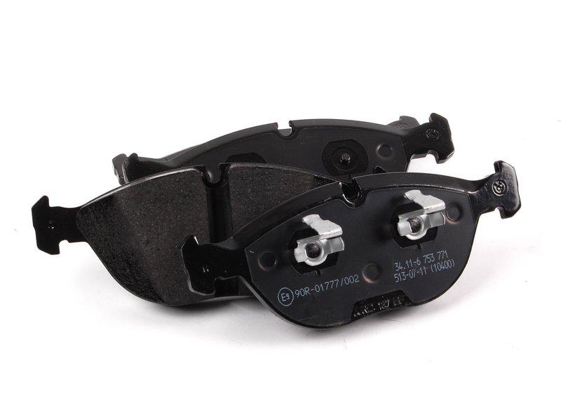 E38/E52 Рем.к-т торм.накладок передних. безасбестовых