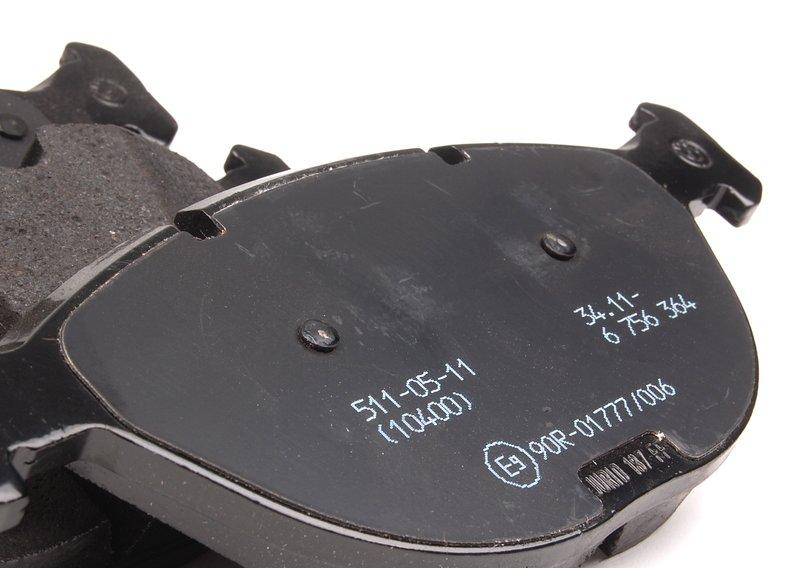 Рем.к-т торм.накладок, безасбестовых