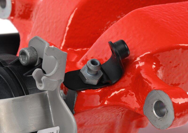 Корпус суппорта диск.торм.мех.красн. П