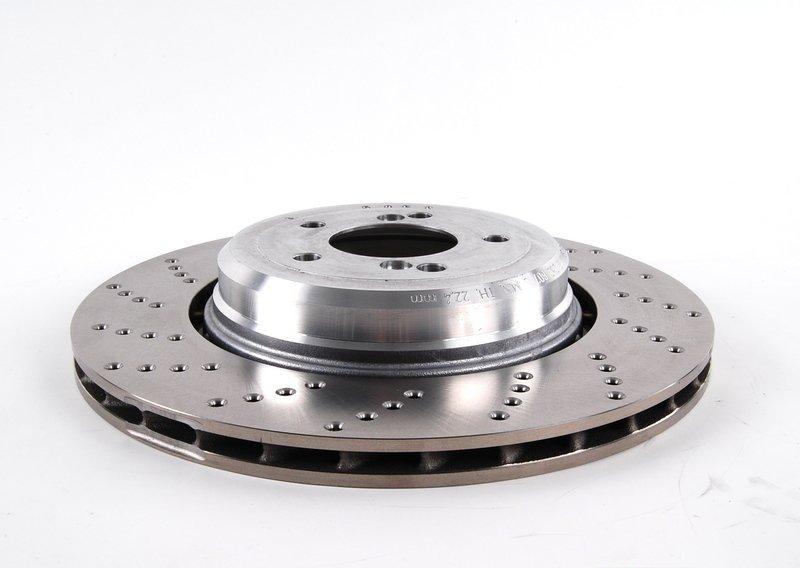 E60 M5 / E63 M6 тормозной диск задний 370х24 мм левый