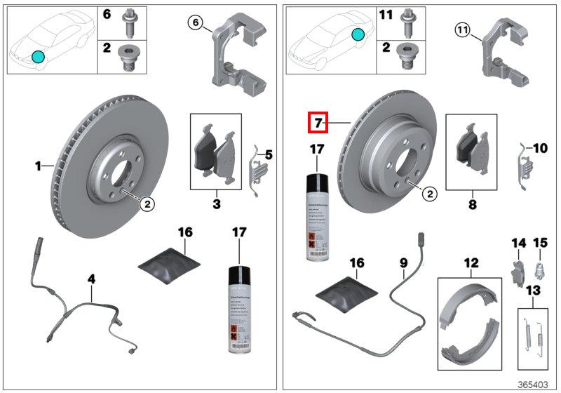 F20/F20N Тормозной диск зд