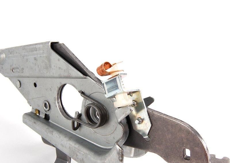 Рычаг стояночного тормоза кожа schwarz