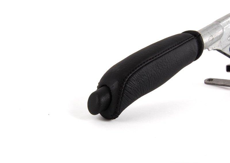 Рычаг стояночного тормоза кожа schwarz