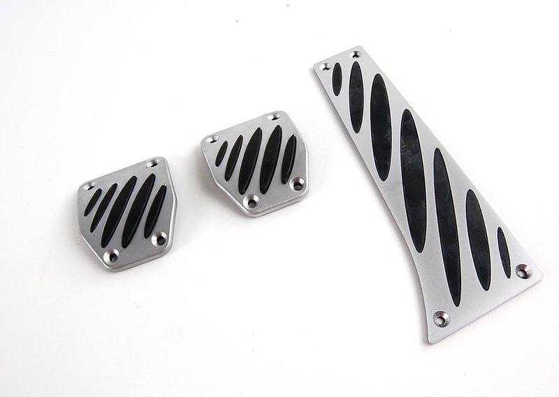 Satz Pedalauflagen Aluminium