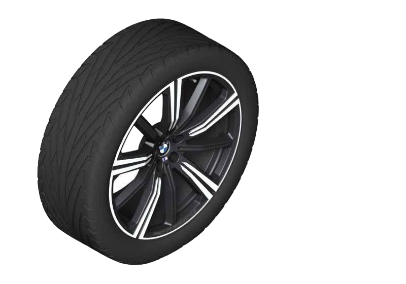 G05/G06/G18 LCI Комплект летних колес RDC черные матовые