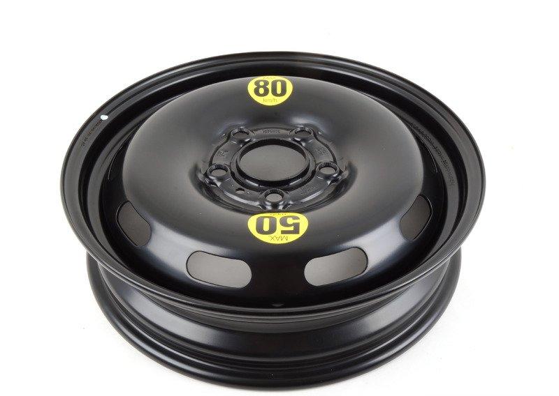 Аварийное колесо стальное черное