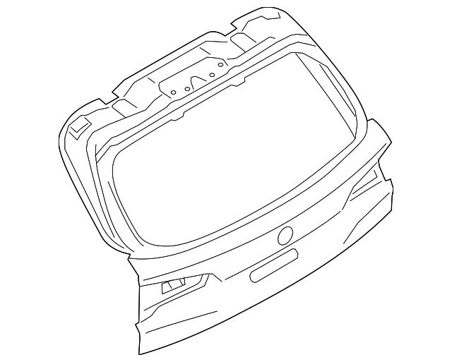 G05 крышка багажника верхняя