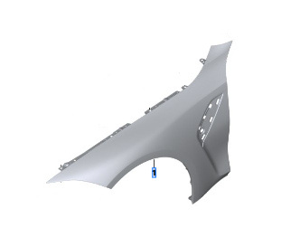 G80 крыло правое переднее