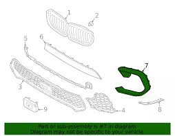 F96 угол переднего бампера правый