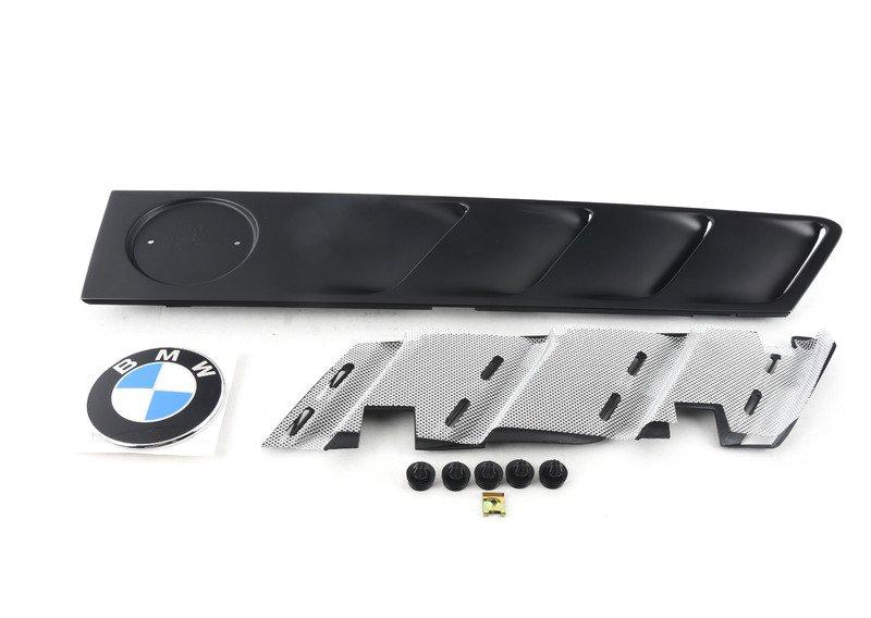 Декор.решетка П загрунтов., хром.вставка