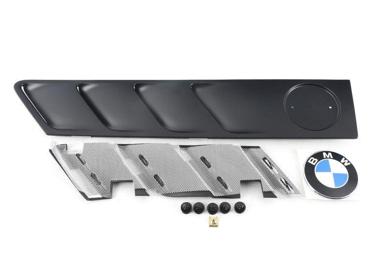 Декор.решетка Л загрунтов., хром.вставка