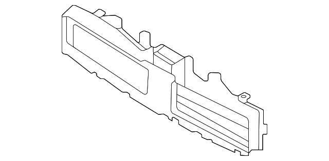 F44 передняя панель воздуховода
