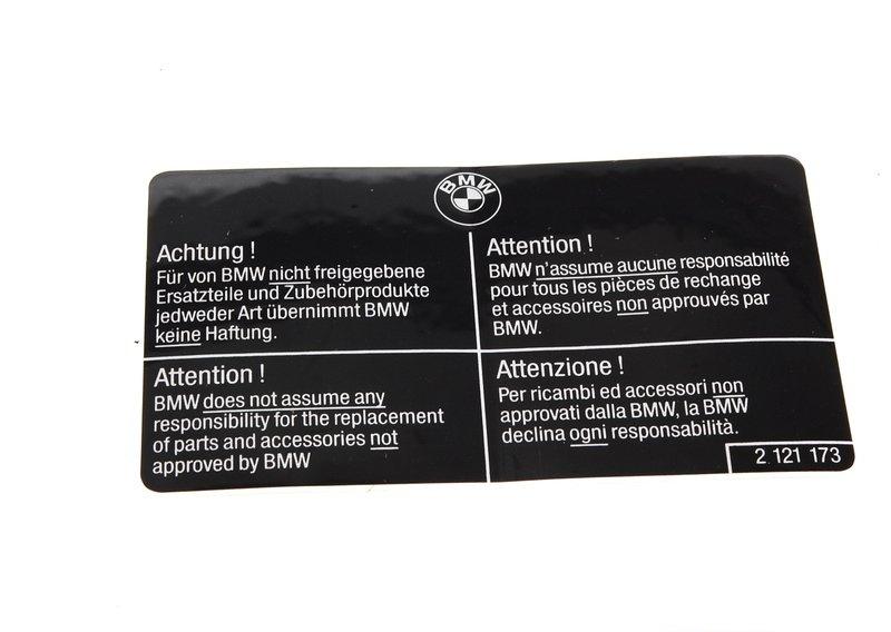 Шильдик "Original BMW Teile"