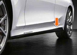 Наклейки на пороги BMW M Performance