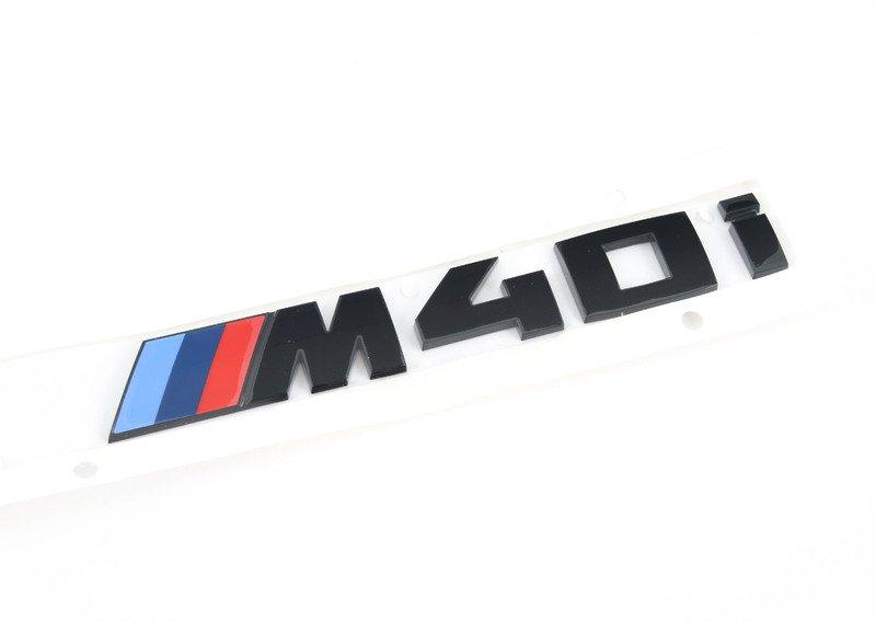 Эмблема БМВ M40i (черная)
