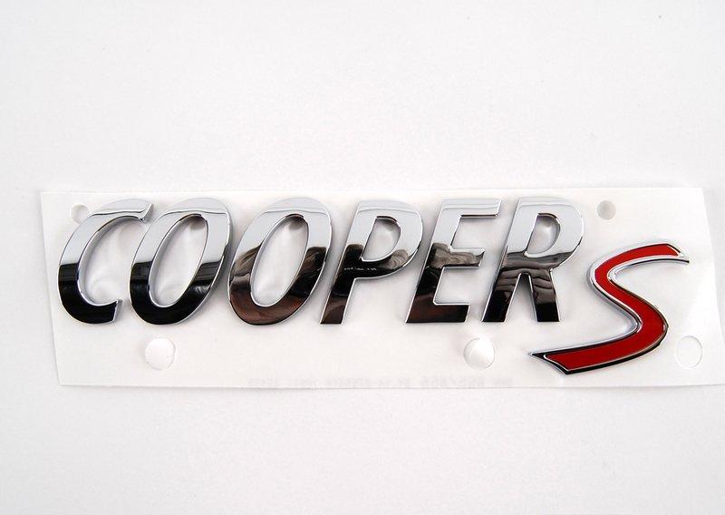 Шильдик Cooper S