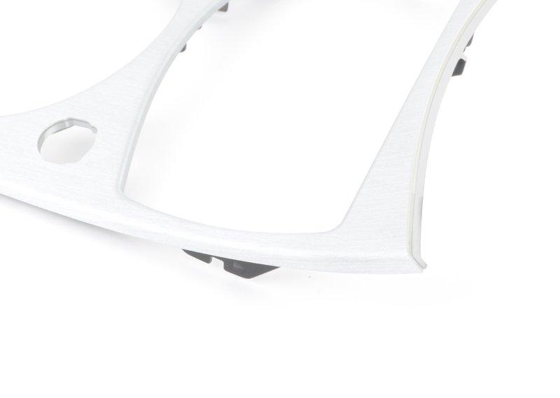 Накладка центральной консоли, алюминий