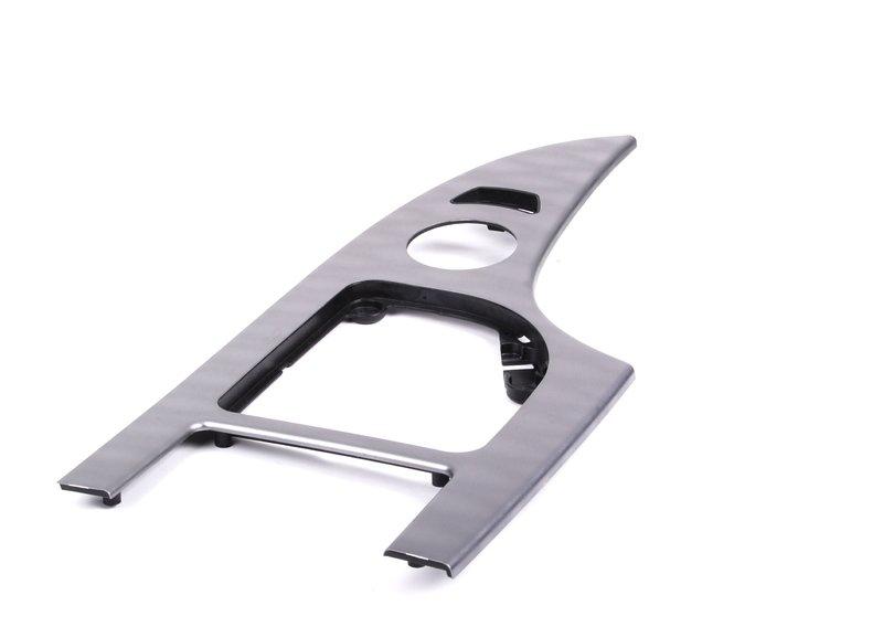 Дек.накладка центральной консоли алюм.