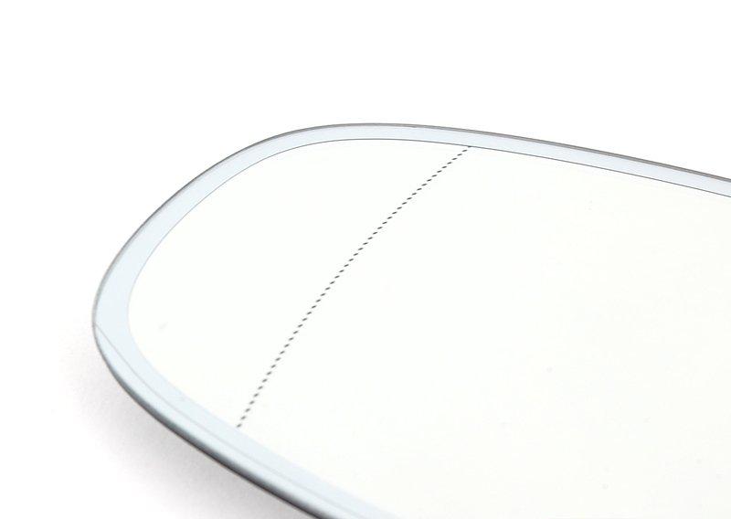 Стекло панорамного зеркала с обогревом Л