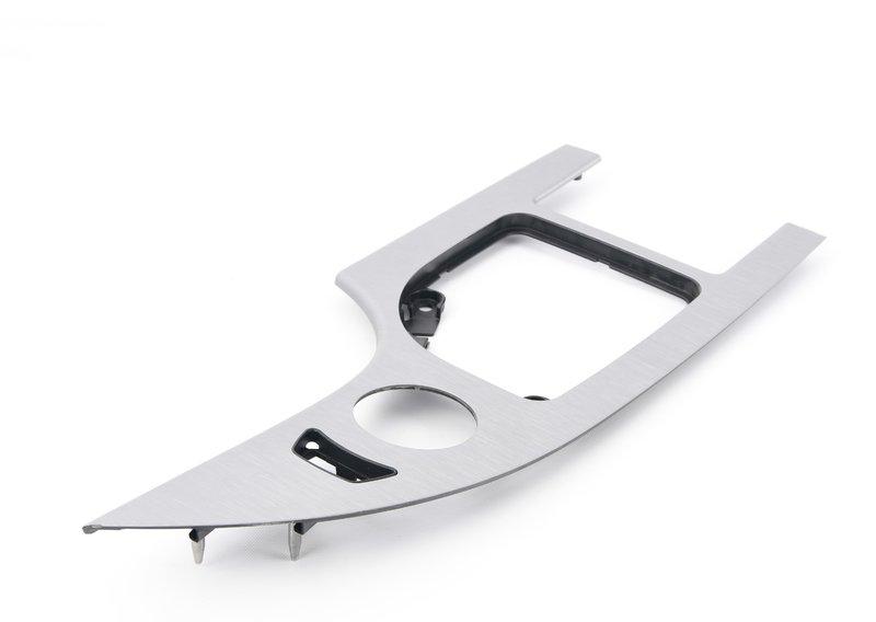 Дек.накладка центральной консоли алюм.