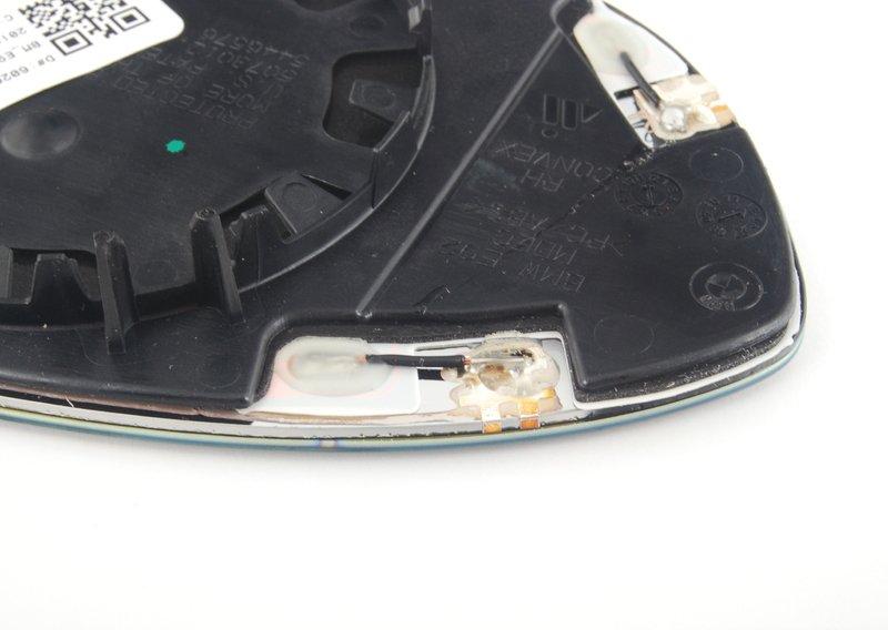 Стекло зеркала с обогревом выпуклое П