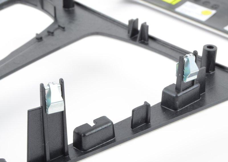 Накладка центральной консоли, алюминий