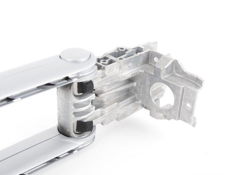 Декор.средний подлокотник серебристый Пд