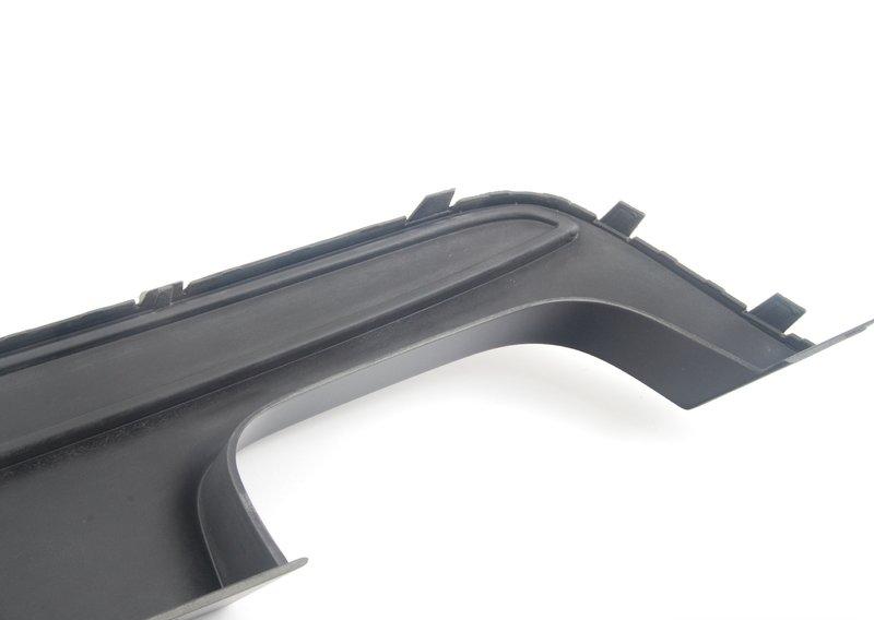 Задний диффузор черный мат.