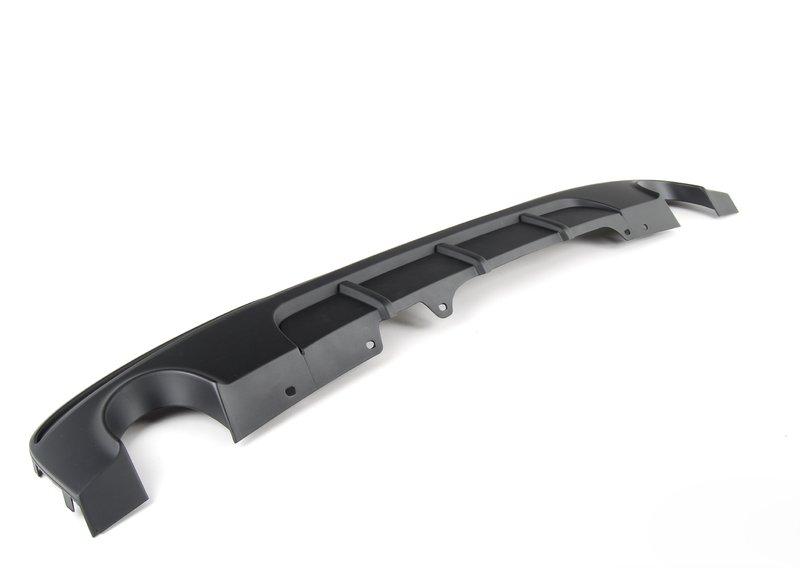 Задний диффузор черный мат.