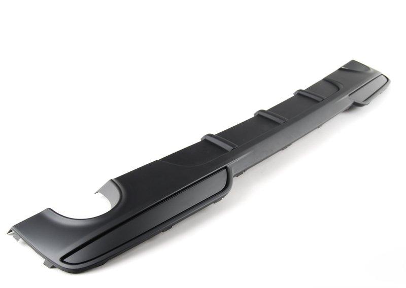 Задний диффузор черный мат.