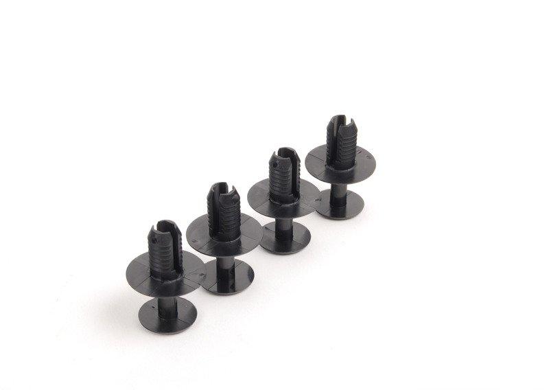 Черная лента спойлер левый / правый