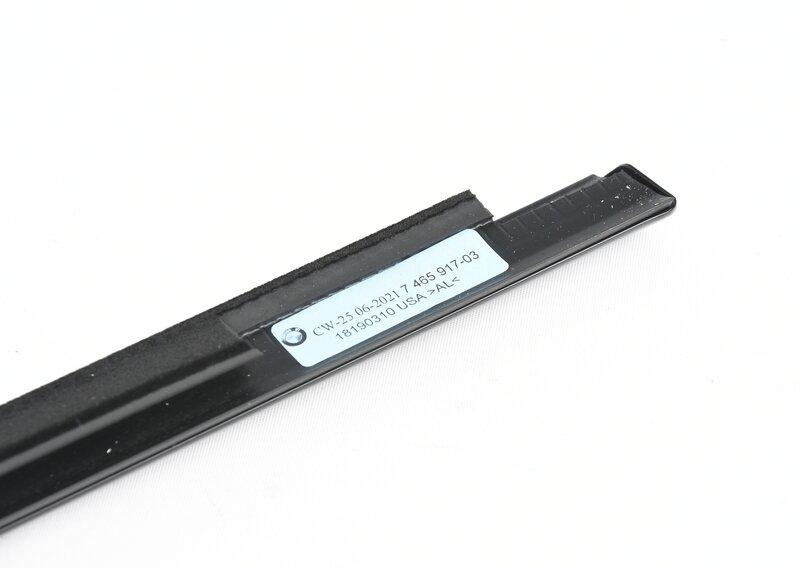 F15 молдинг передней левой двери нижний черный глянец