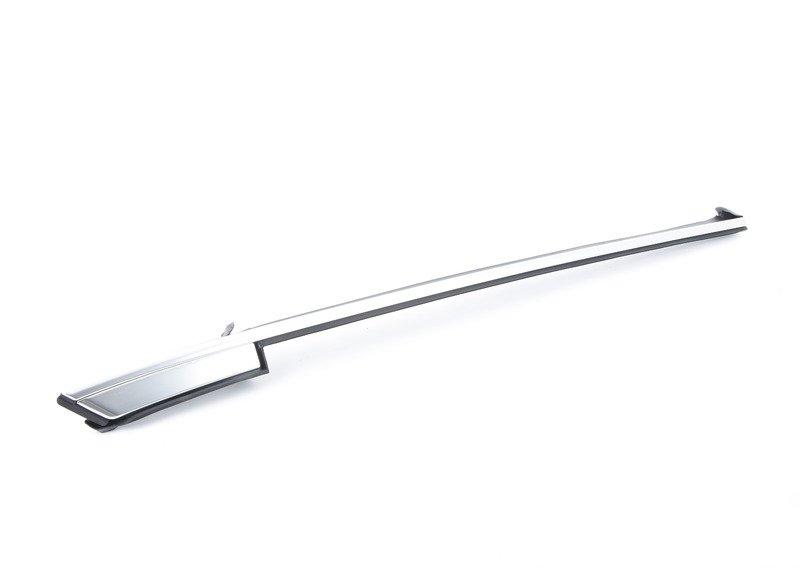 E93 накладка опускного верха левая алюминиевая