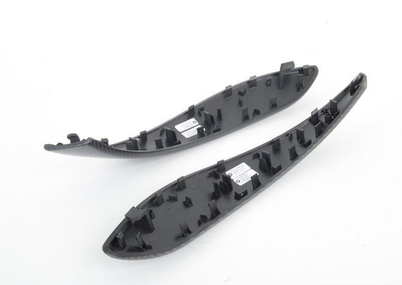 Накладка ручки двери карбон.