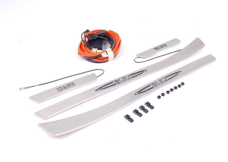 комплект порогов с подсветкой