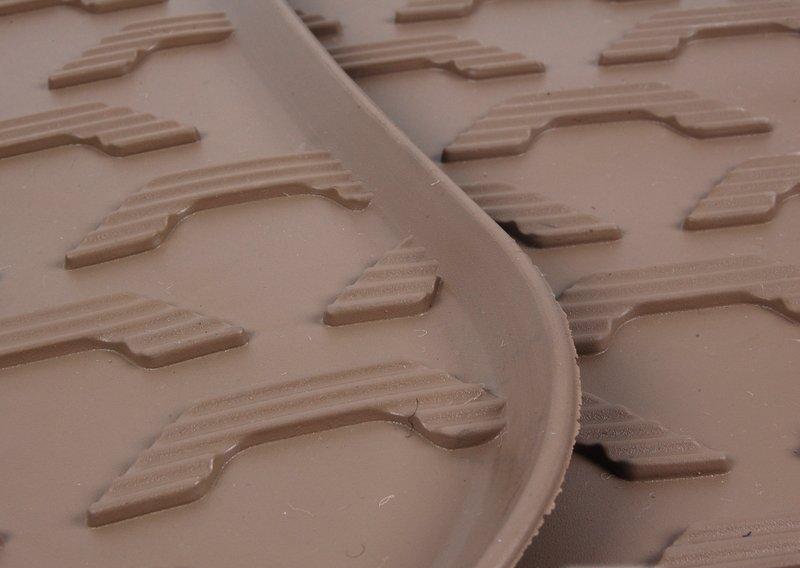 Комплект ножных ковриков, резина, Пд