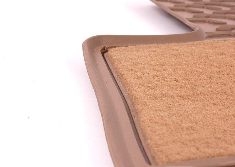 Комплект ножных ковриков, резина, Пд