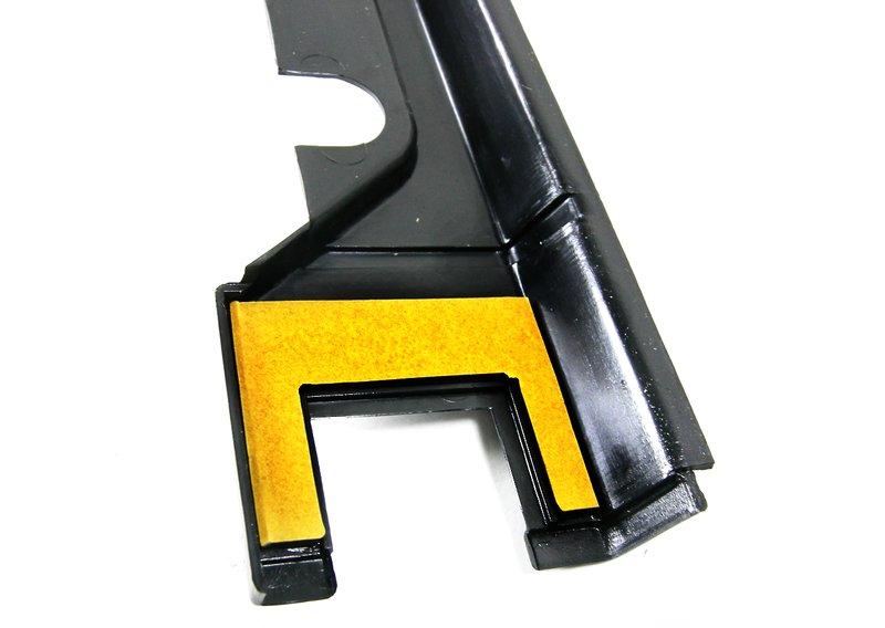 Накладка стойки облиц.задней части Л