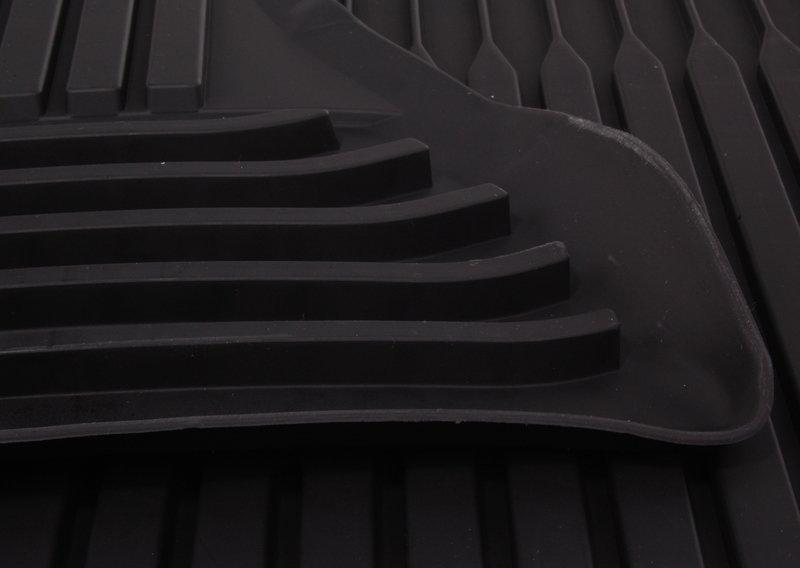 F10 передние ковры резина черные