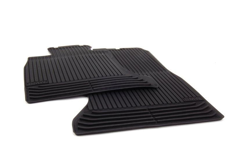 F10 передние ковры резина черные
