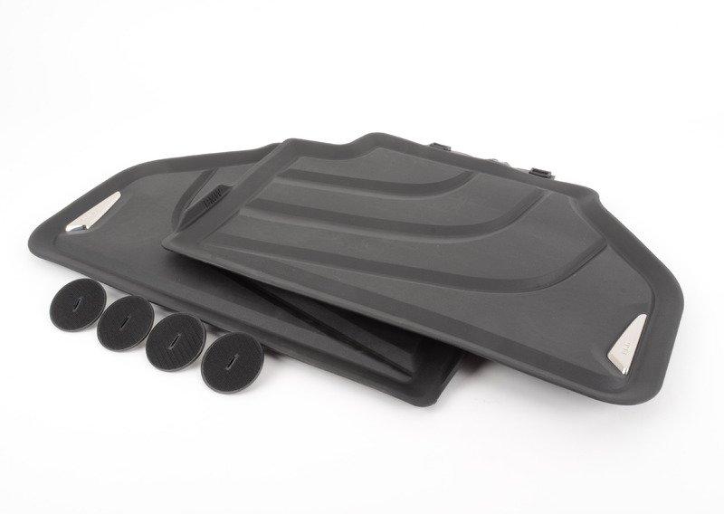 F25/F26 коврики задние резиновые черные