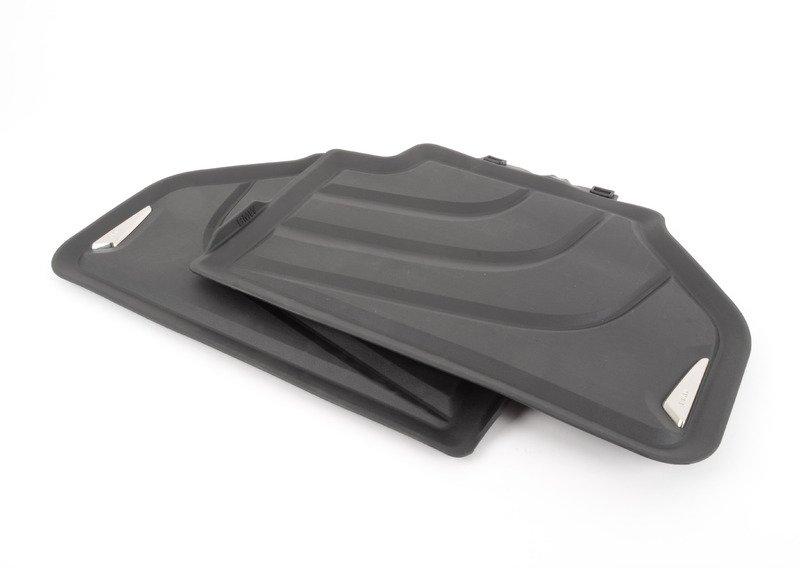 F25/F26 коврики задние резиновые черные