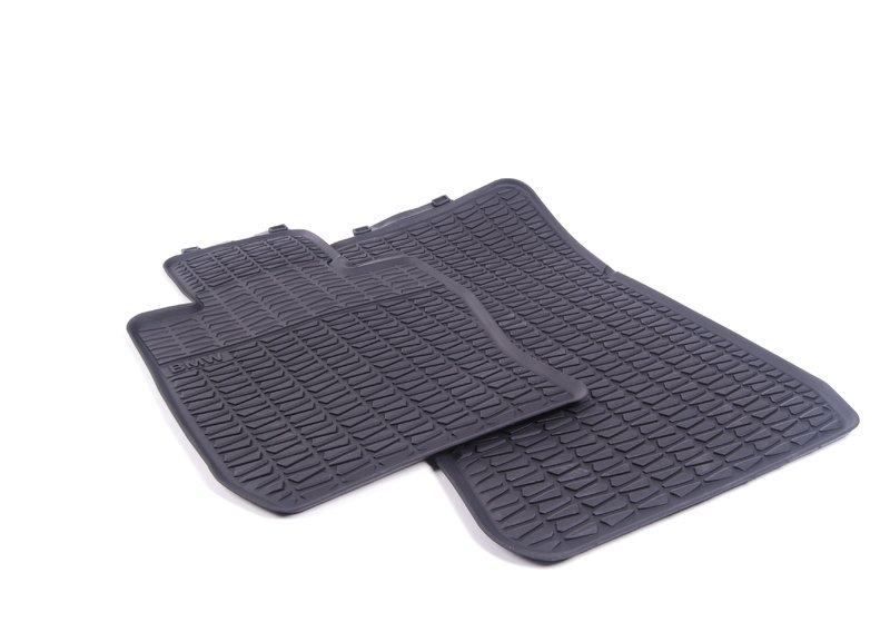 E84 ковры передние резина черные
