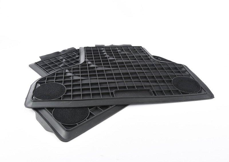 F15 ковры задние резиновые черные