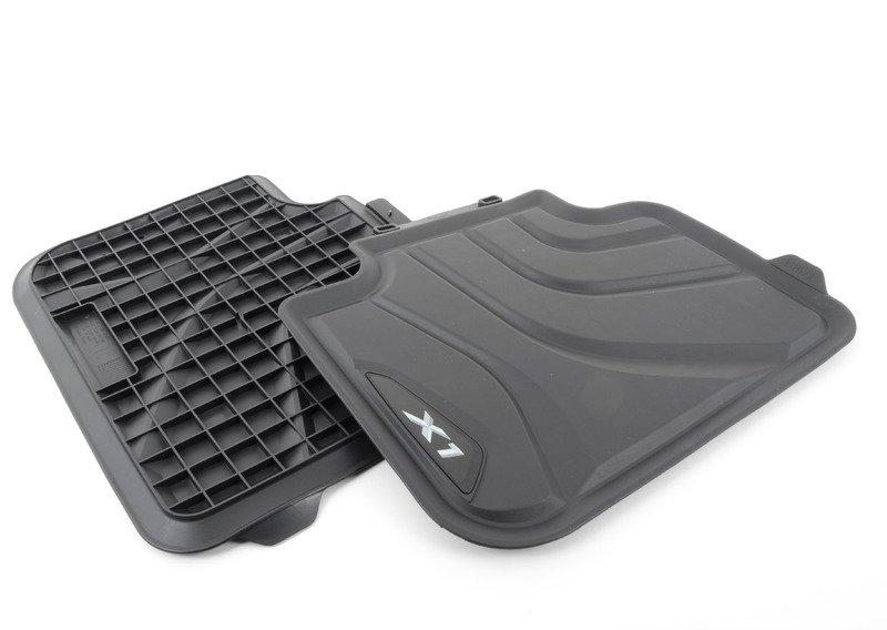 F48 ковры задние резиновые черные