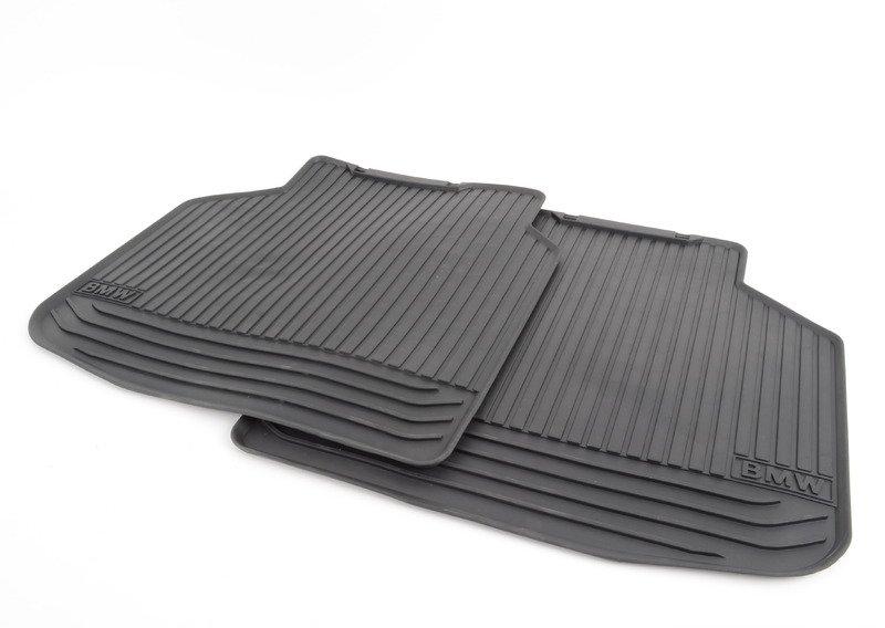 F02 задние ковры резиновые черные