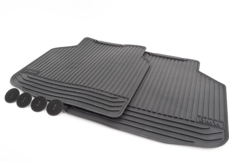 F02 задние ковры резиновые черные