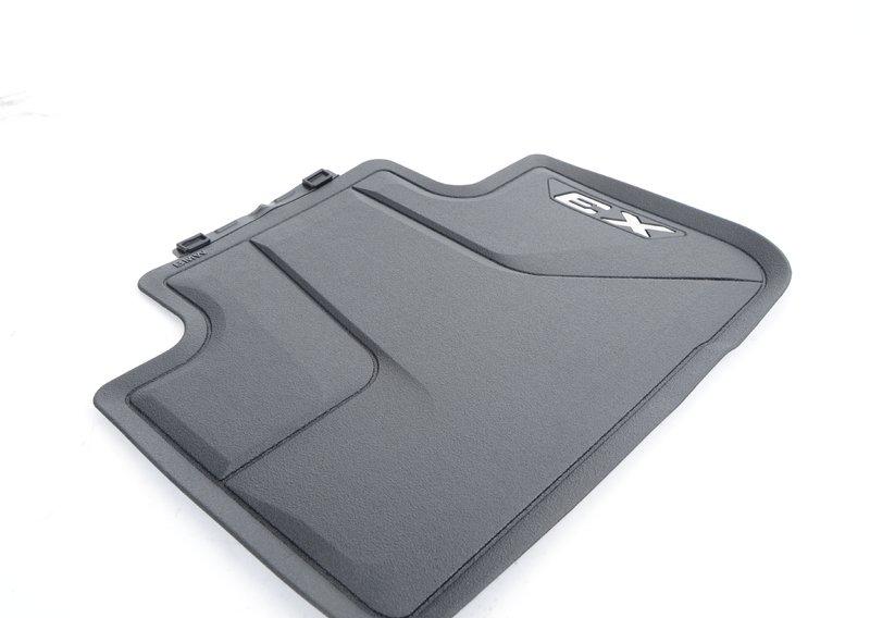 G01 ковры задние резиновые черные